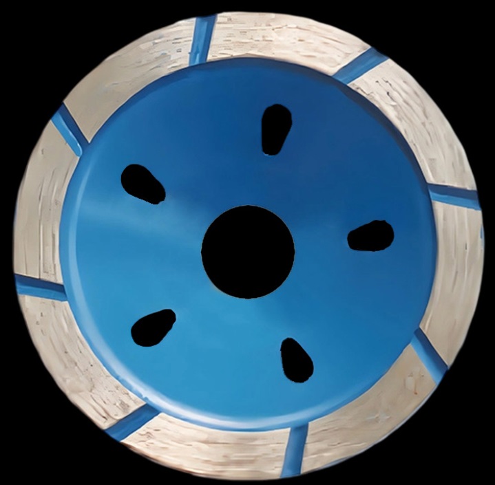 CWS Cup Wheels Segmented Hot Sintered diamond grinding cup wheel for concrete stone grinding